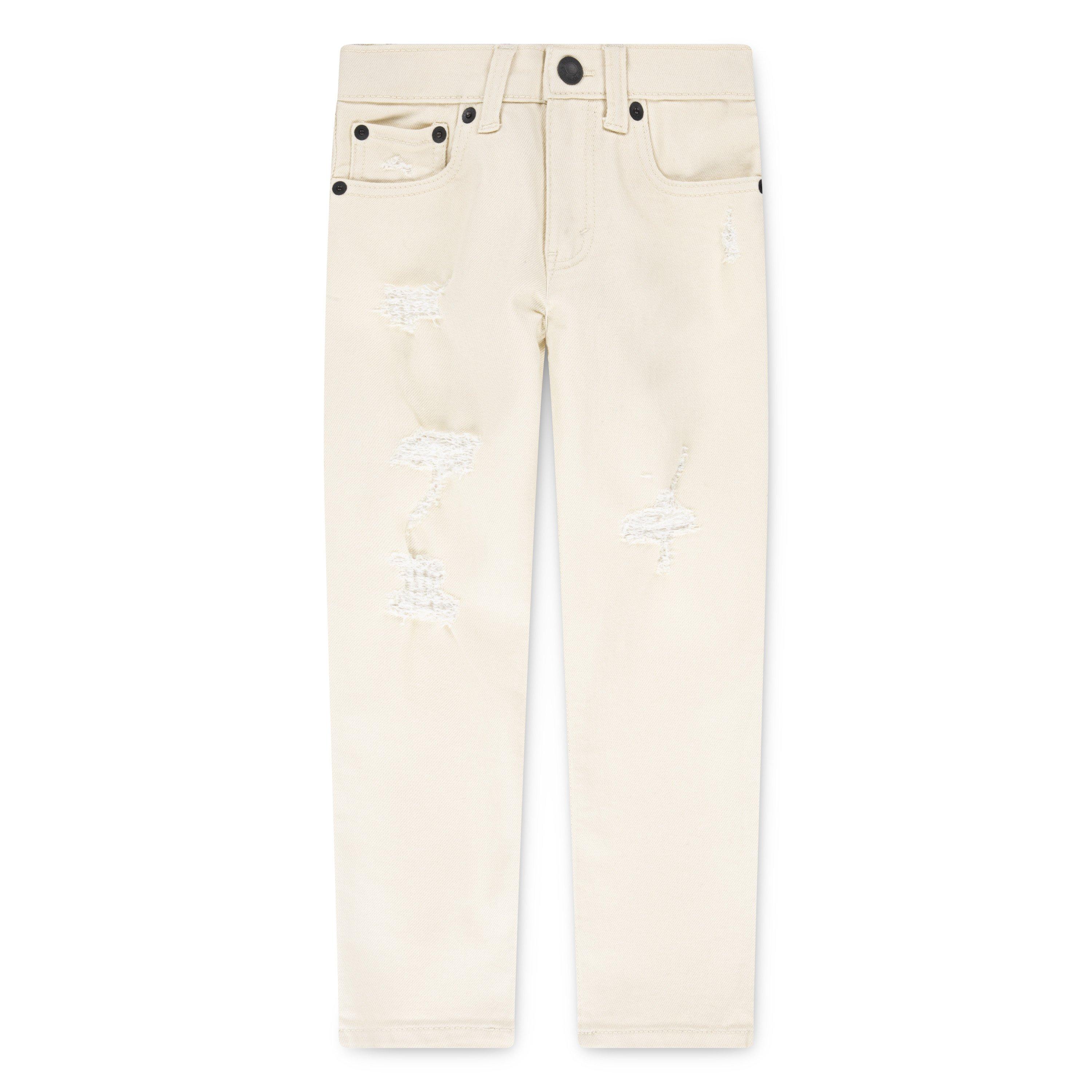 Levi's Little Boys' 510 Skinny Fit Beige Wash Denim Jeans - BEIGE